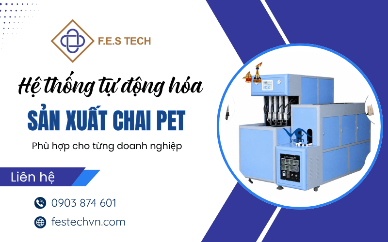 Hệ thống sản xuất chai PET tự động 